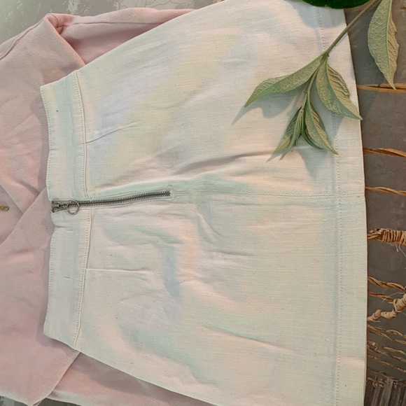 Forever 21 white jean skirt - Picture 3 of 8